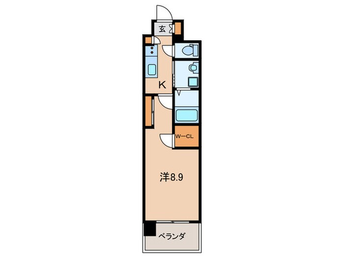 グランドソレイユ名駅の物件間取画像