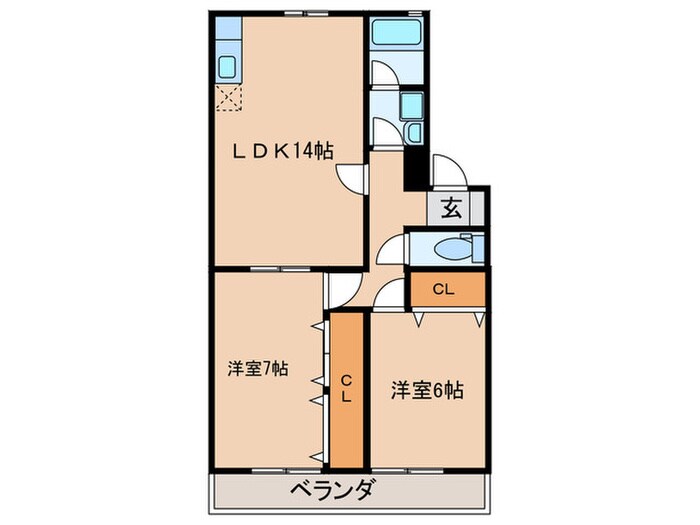 パ－クヴィラ五才美の物件間取画像