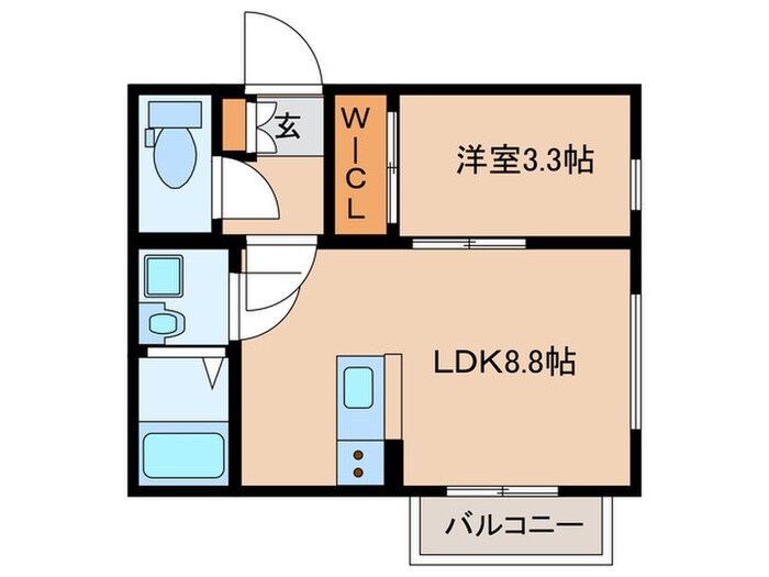 カーササクラーレの物件間取画像