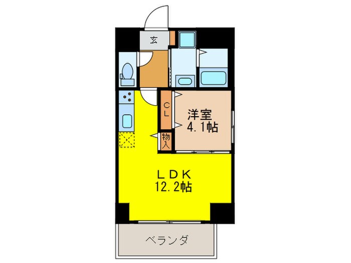 GRANDUKE新栄の物件間取画像