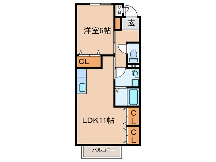 サ－プラスＴＷＯ牟都志の物件間取画像