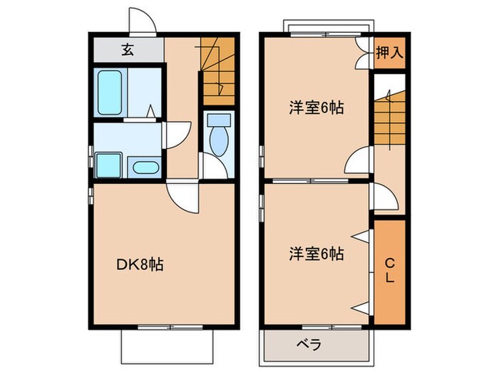 アベニールの物件間取画像