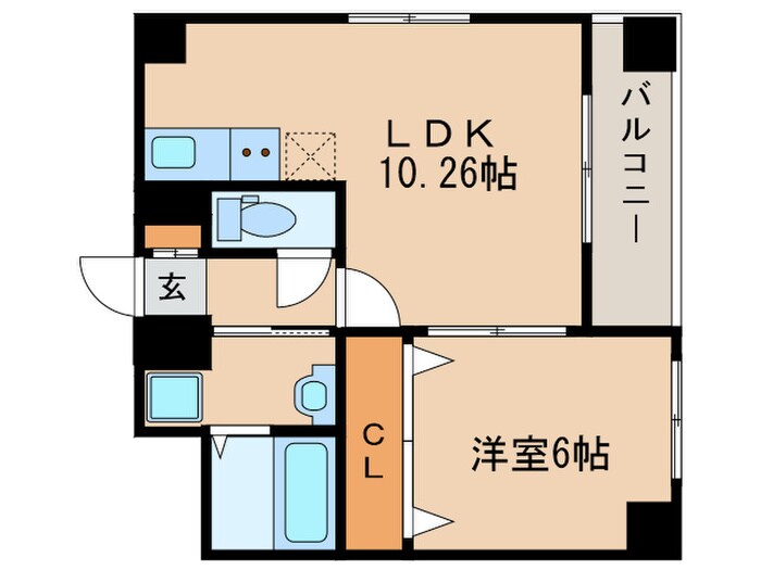 ＹＯＳＨＩＮＯ　ＳＱＵＡＲＥの物件間取画像