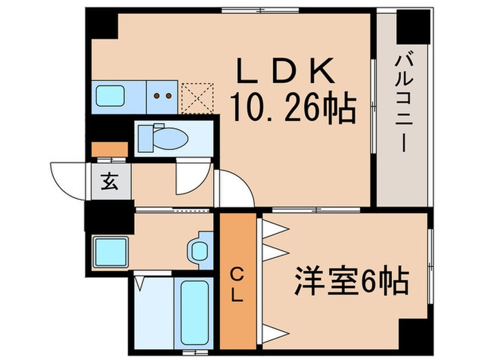 ＹＯＳＨＩＮＯ　ＳＱＵＡＲＥの物件間取画像