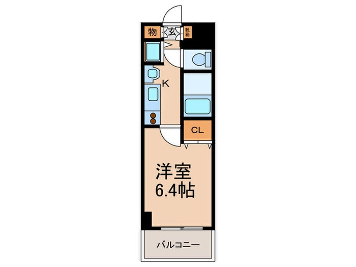 ﾌﾟﾚｻﾝｽ上前津ﾘﾗｸｼｱ(1302)の物件間取画像