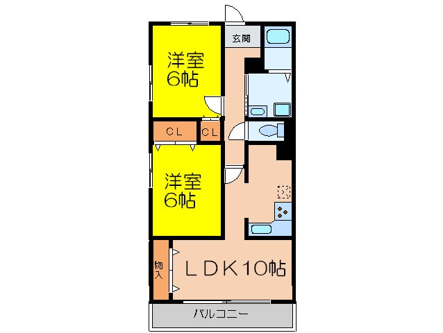 ビラ三秀上前津の物件間取画像