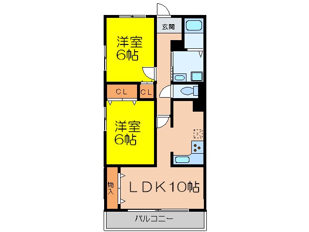 ビラ三秀上前津の物件間取画像