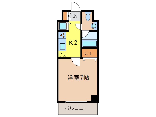 プロシ－ド新栄の物件間取画像