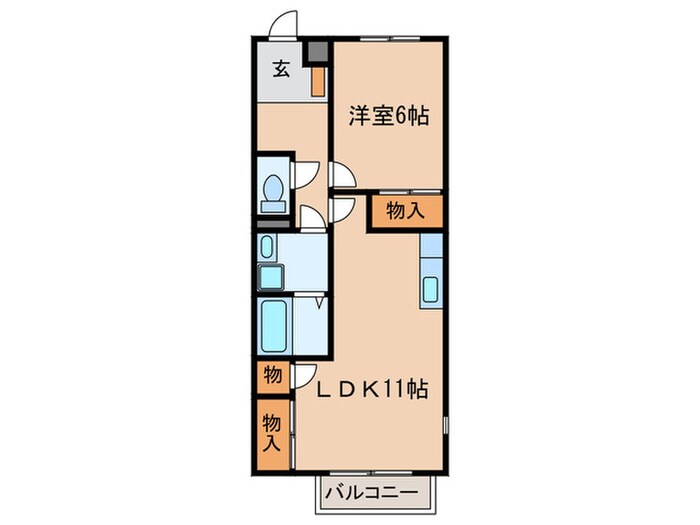 アイリスの物件間取画像