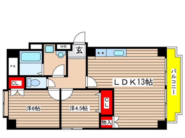 ＮＴビルの物件間取画像