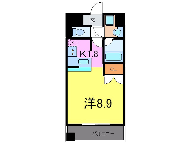 メイプルコ－ト布池の物件間取画像