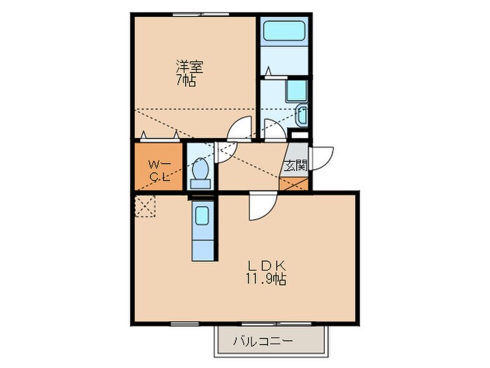 マグノリア　Ⅱの物件間取画像