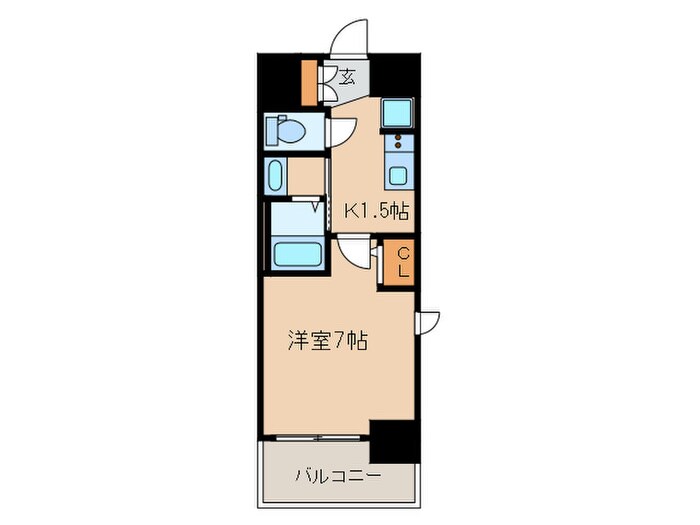 ｴｽﾃﾑｺｰﾄ名古屋新栄Ⅱｱﾘｰﾅの物件間取画像