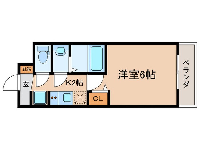 プレサンス高畑ルミアの物件間取画像