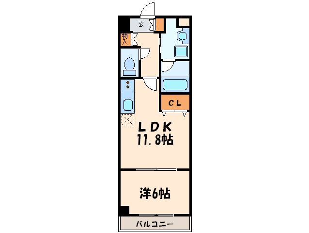 ＢＰＲレジデンス金山の物件間取画像