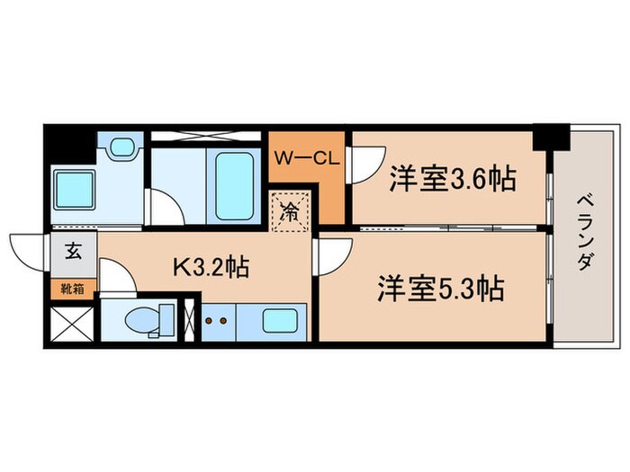 S-RESIDENCE烏森aureateの物件間取画像