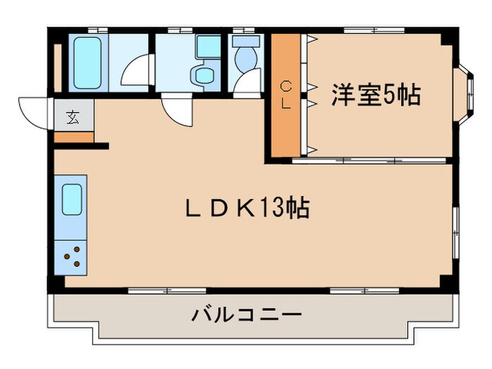 ＭＵハイツの物件間取画像