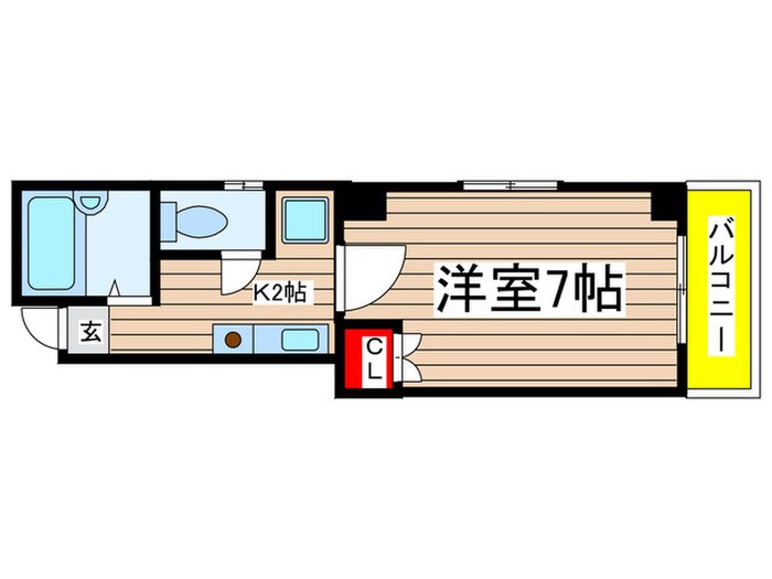 クリンハイツの物件間取画像