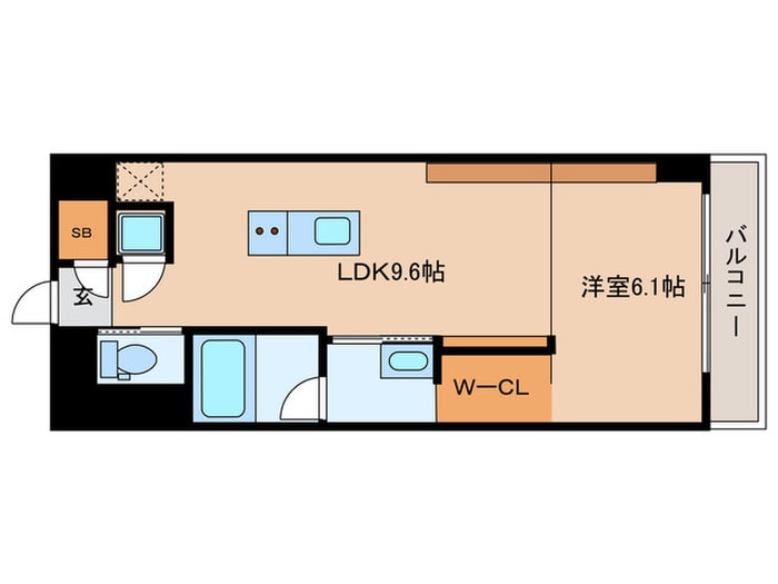 SK BUILDING-901の物件間取画像