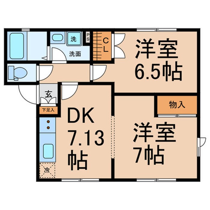 ＷＩＮ ＨＯＭＥの物件間取画像