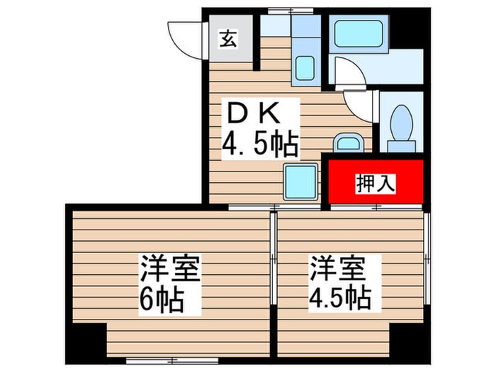 勝陽ビルの物件間取画像