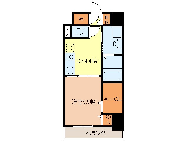 トレフルコ－トの物件間取画像