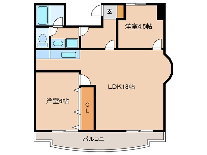 グリーンハイツの物件間取画像