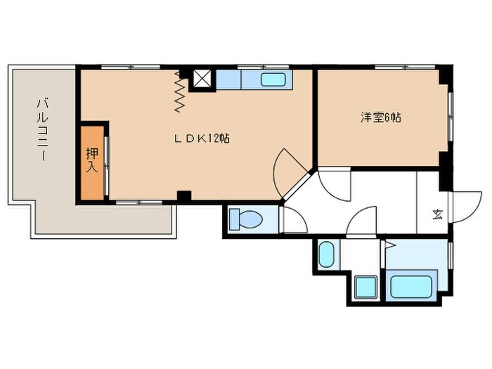 シンワパレスの物件間取画像