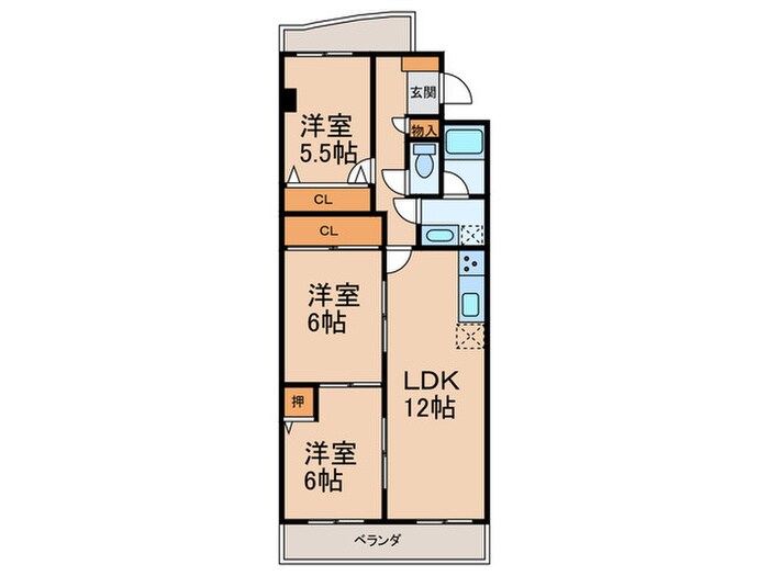 BUILD延珠の物件間取画像