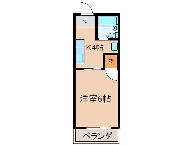 ジョニ－ズクラブ四ッ谷の物件間取画像