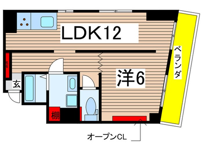 緑コーポラスの物件間取画像