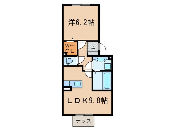 プルメリアの物件間取画像