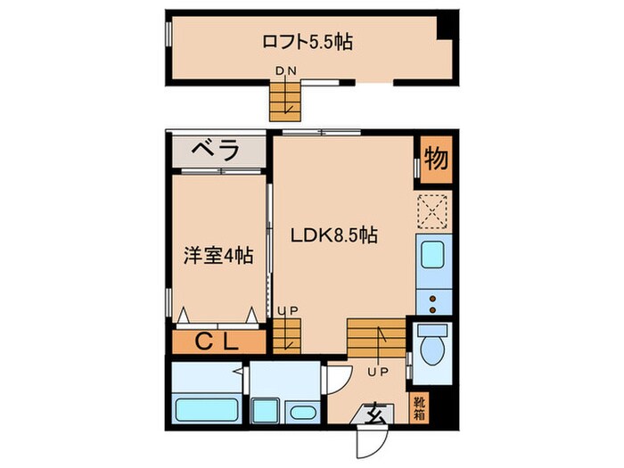 ハーモニーテラス天塚町の物件間取画像