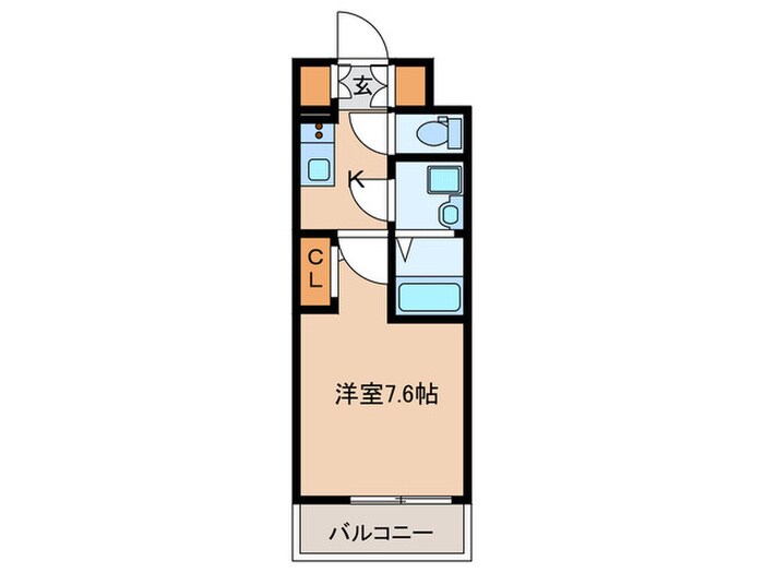 エスリード今池アヴェールの物件間取画像