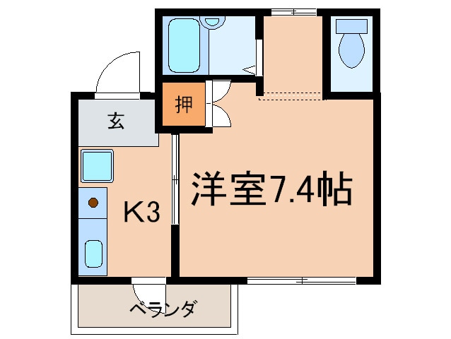 パ－ルＹＮの物件間取画像