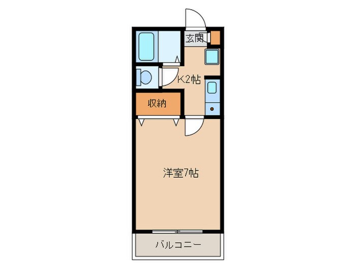 エスポワールかざみの物件間取画像