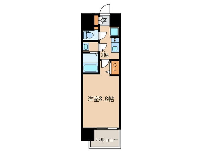 プレサンス大須観音ディオの物件間取画像