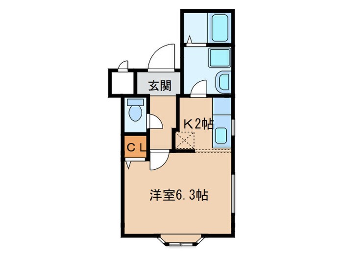 ファルダ不二ヶ丘の物件間取画像