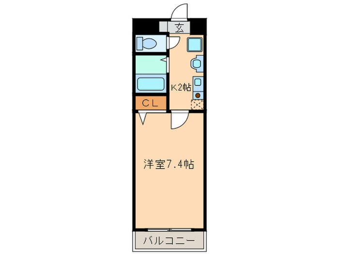 サンパティ－ク松原の物件間取画像