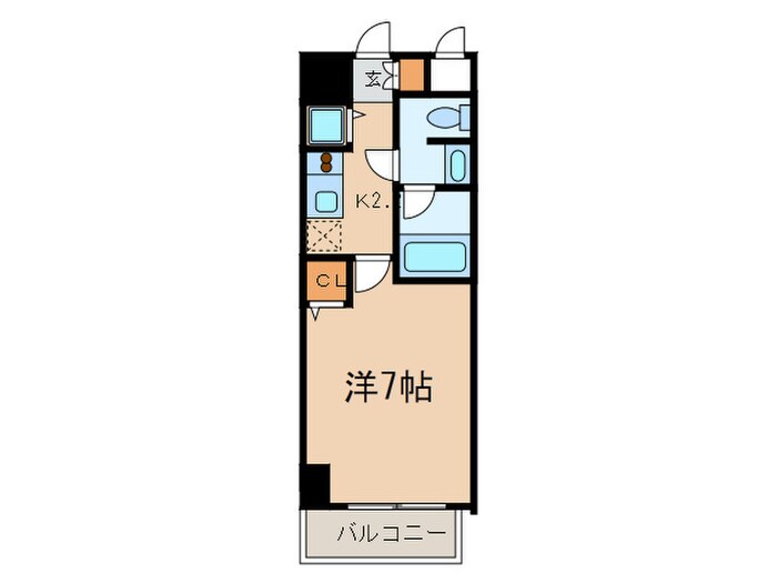 カレント新栄の物件間取画像