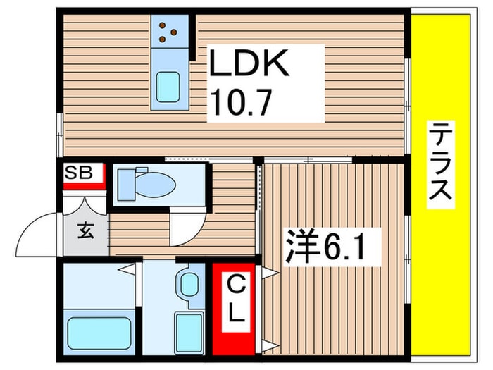 コンフォール吹上の物件間取画像