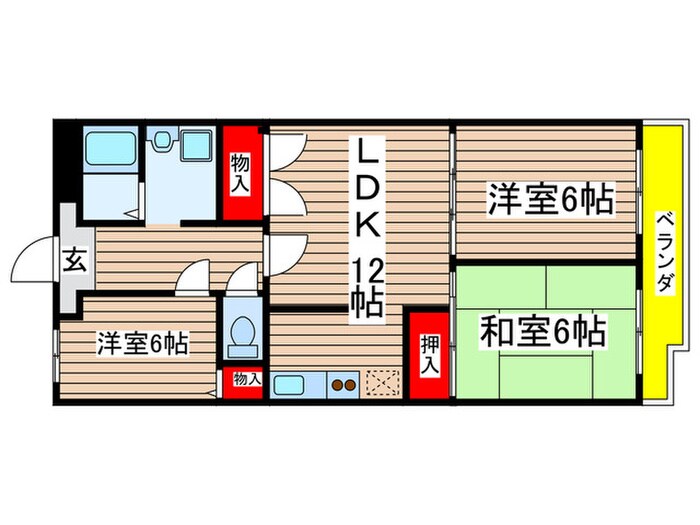 庄京ビルの物件間取画像