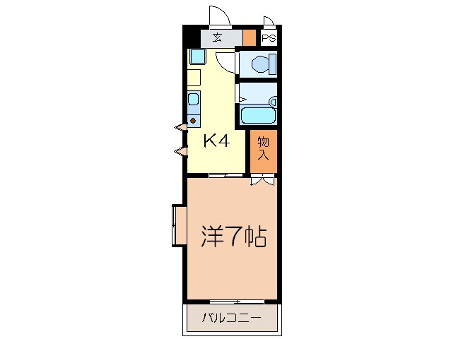 グランデュ－ル若清の物件間取画像