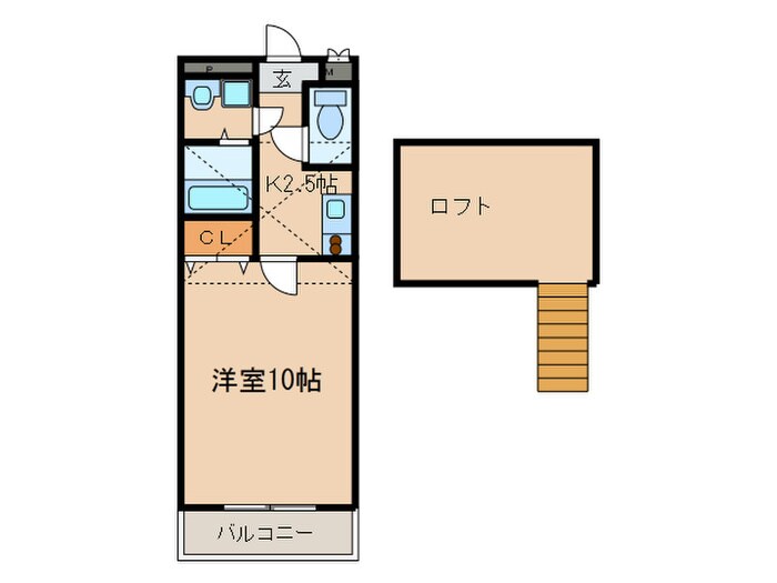 メゾンフル－ルの物件間取画像