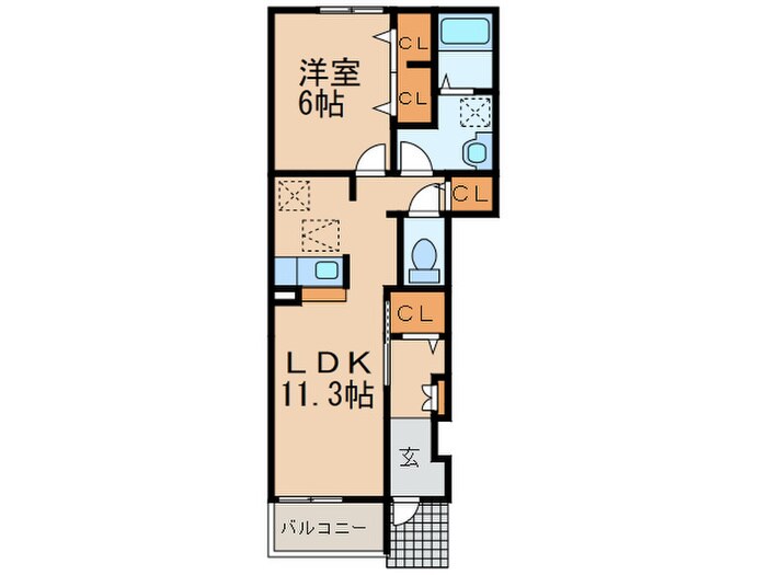 GRACE　Kの物件間取画像