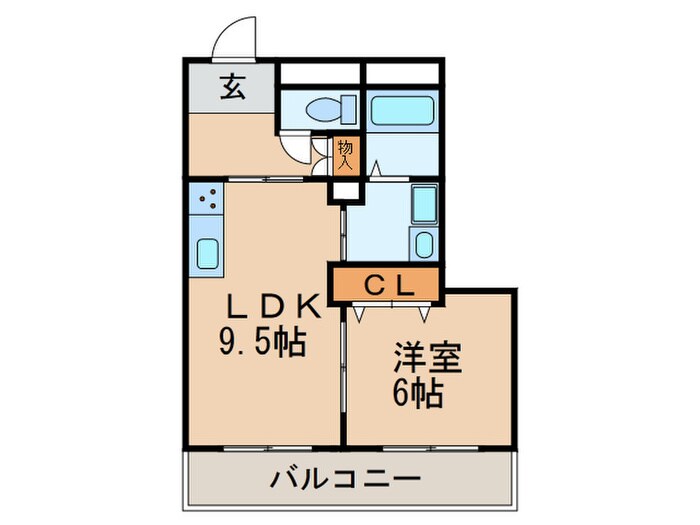 クレア－ル吹上の物件間取画像