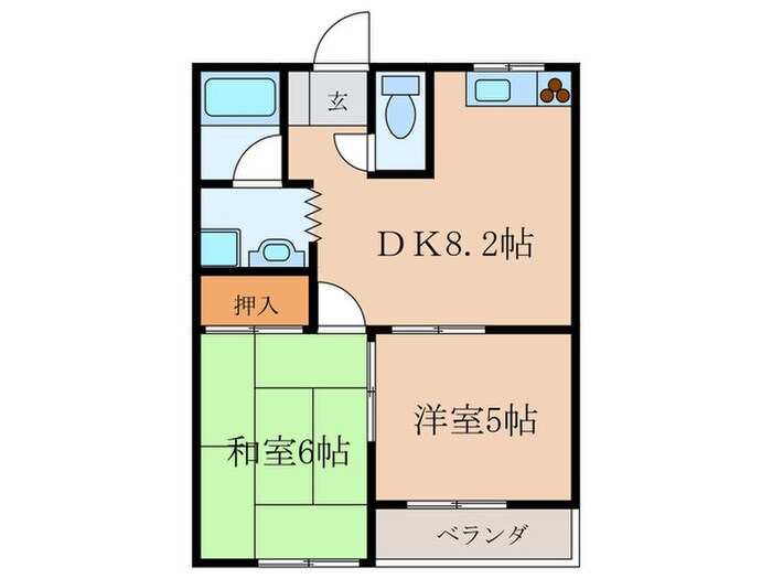 ム－ニ－高島の物件間取画像