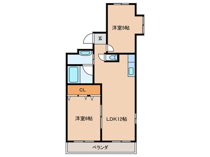 パラシオン萌の物件間取画像