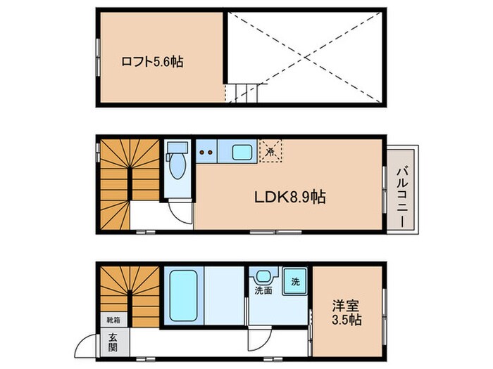 リベルテの物件間取画像