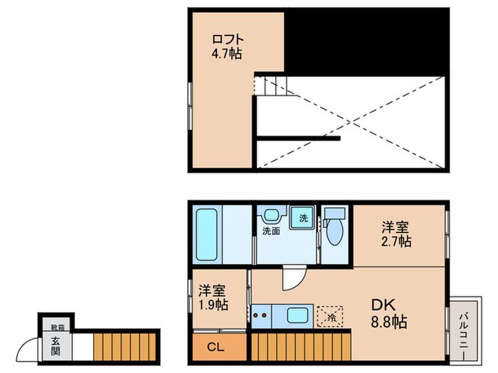 リベルテの物件間取画像